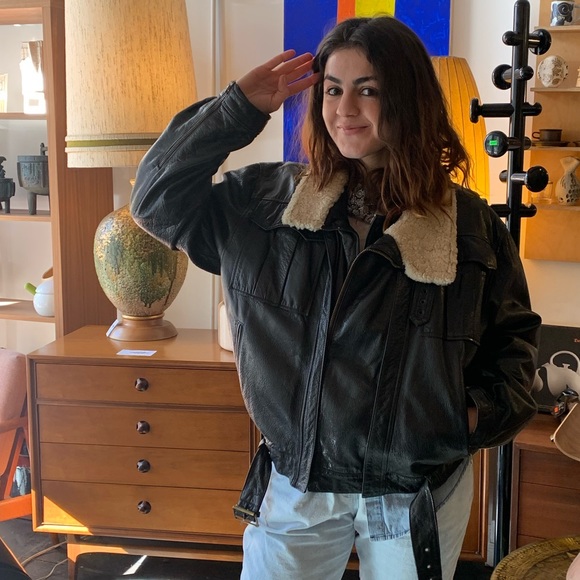 Armani Leather Biker jacket - Picture 6 of 7